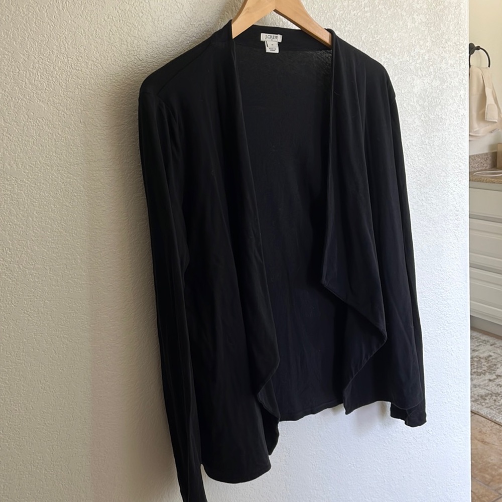 Black cardigan